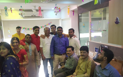 Netrika Team on Diwali Celebration