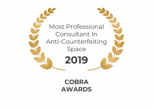 Most Professional Consulting inn Anti Counterfieting space 2019