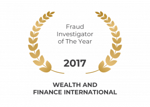 Fraud Investigator of the year 2017