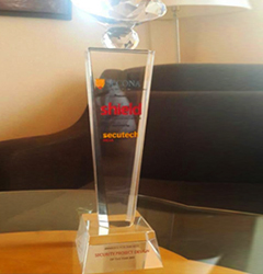Netrika won the Security Project Design of the year award at Secutech Mumbai on. The award was received by Capt Praveen Dahiya, Director-FIS, Netrika.